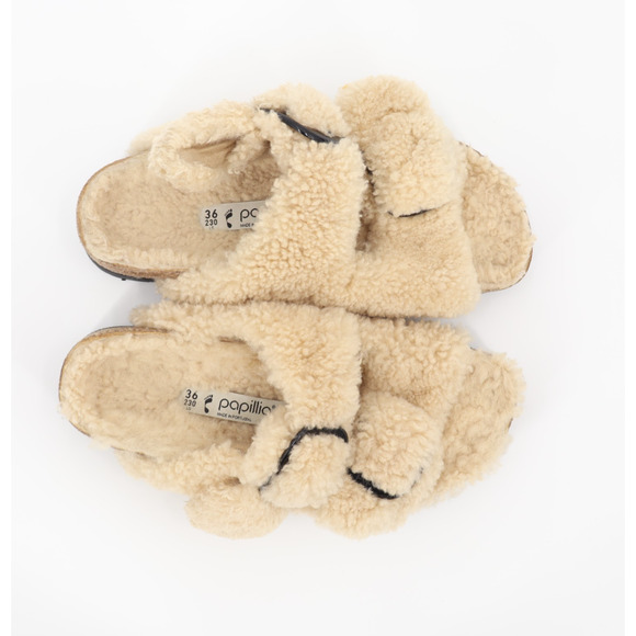 Birkenstock x Papillio Women's Arizona Big Buckle Shearling Sz 36 US Sz 5.5 - Picture 3 of 7
